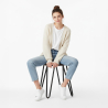Buy Hairpin Stool - Dark wood and metal - 42cm  Bronze 61216 at MyFaktory
